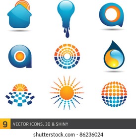 Collection Of Solar Vector Symbols Isolated On White Background. Graphic Design Editable For Your Design. - Powered by Shutterstock - Get 15% off with code: PIKWIZARD15