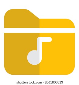 Collection of songs stored in a music folder label