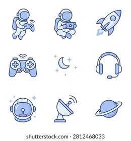 Collection of space related icons