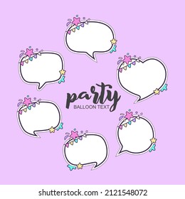 collection of speech bubbles vector