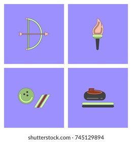 collection of sport games vector