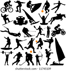 collection of sports vector