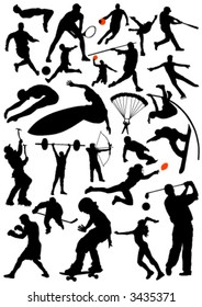 collection of sports vector ...