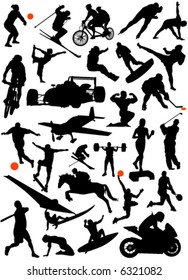 collection of sports vector 4