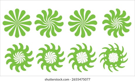 Collection of spring colorful flower elements vector. Set floral of wildflower, leaf branch, foliage on white background. Hand drawn blossom illustration for decor, easter, thanksgiving, clipart.