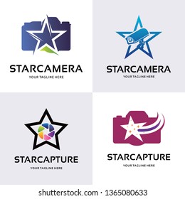 Collection of Star Camera Logo Design Template Inspiration