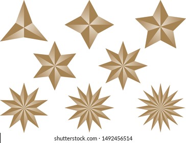 Collection of star image icons