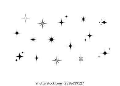 Colección de estrellas y secuencias.