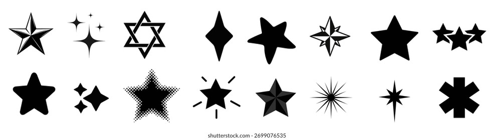 coleção estrelas estrela com estrela
