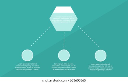 Collection step style background business Infographic