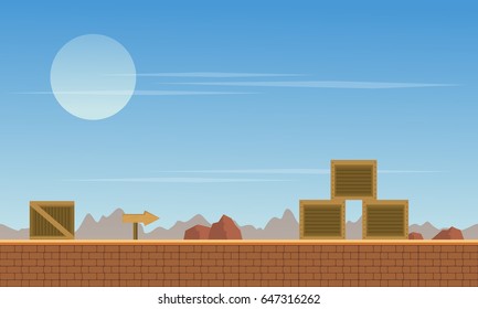 Collection stock background game with box