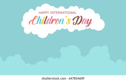 Collection stock children day celebration