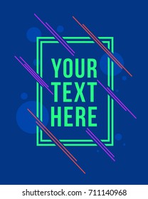 Collection stock design frame art graphics