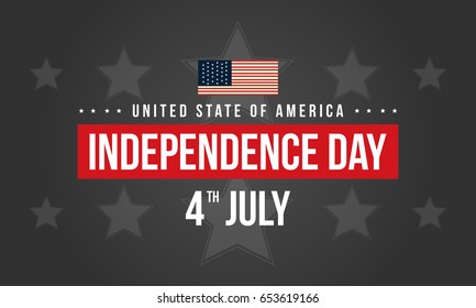 Collection stock independence day vector art