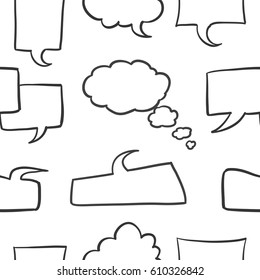 Collection stock of speech bubble