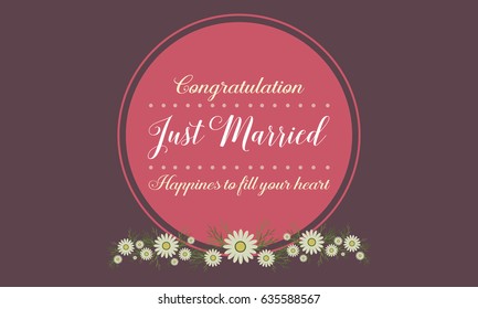 Collection stock of wedding greeting card
