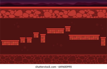 Collection stockm wall game background style