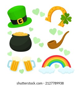 Collection of St.Patrick's Day elements