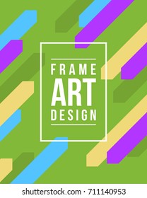 Collection style frame art graphics