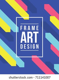 Collection style frame art graphics