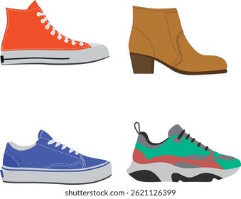Coleção de Tênis e Botas Elegantes