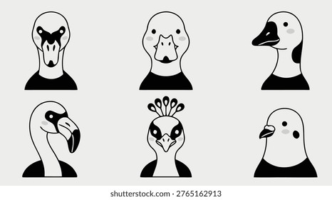 A collection stylized 