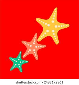 collection of summer elements vector illustration