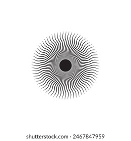   Collection of sunray vector. Sunburst design, Abstract Sunburst icon, vector. Vector illustration.
