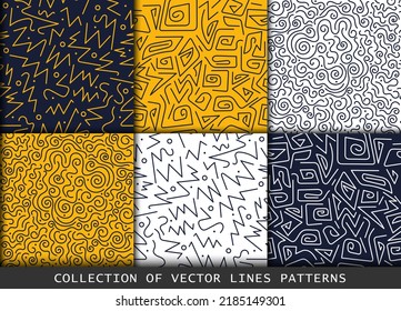 Kollektion von Armbanduhren-Mustern - nahtlos.