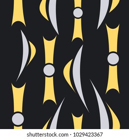Collection of swatches memphis patterns - seamless. Retro fashion style 80-90s. Abstract patters for wall