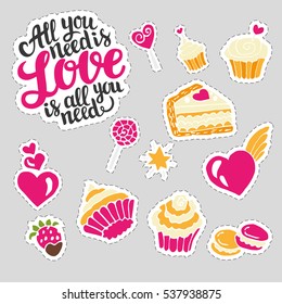 Collection of Sweetest day and Valentine's stickers