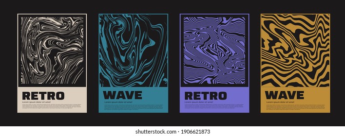 Collection Of Swiss Design Posters. Meta Modern Graphic Elements. Abstract Modern Covers. Futuristic Liquid Artwork.