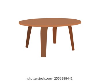 Collection of table silhouette templates. Editable vector illustration.Collection of tables silhouettes - vector.Wooden round dining table designs with chair set isolated on transparent or white backg
