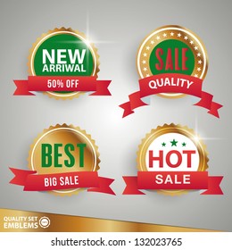 Collection of tag, labels, emblems gold classic. Can used for sale, wine, promotion,guarantee, hot product, best product and price.