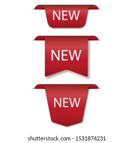 Collection tags. Vector badges and labels isolated on white background. Vector illustration. Eps 10.