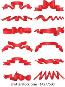 Collection of tapes. Vector illustration