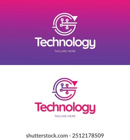 Coleção de tecnologia de conexão de design de logotipo com ponto abstrato, Blockchain, molécula e sistema gráfico design vetorial ilustração. Símbolo, ícone, criativo.