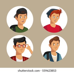 collection teens boy students style