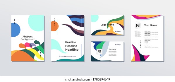 A Collection Of Template Design Layouts, Ready For Use For Various Purposes, As Product Introduction, Marketing, Advertising, Invitation, Stationary Or Poster. Vector EPS