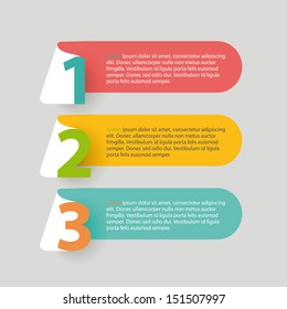 Collection of templates flat ui modern style banners