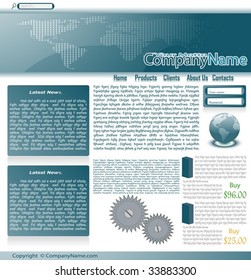 Collection of templates of website (Party #2).