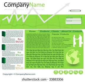 Collection of templates of website (Party #2).