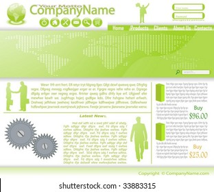 Collection of templates of website (Party #2).