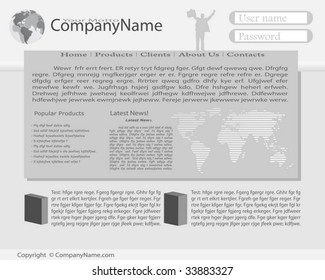 Collection of templates of website (Party #2).