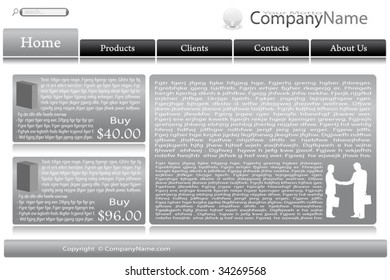 Collection of templates of website (Party #4).