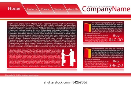Collection of templates of website (Party #4).
