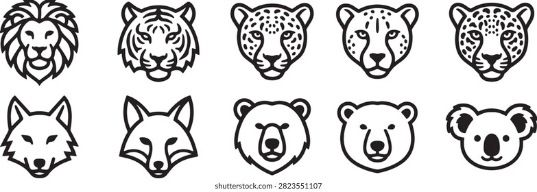 A collection ten hand