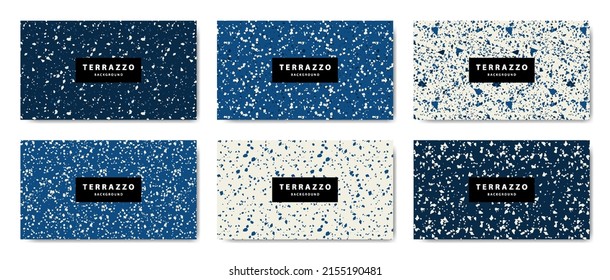 Colección de fondo del fondo del fondo del suelo de terrazzo