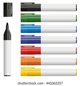 collection of text markers in seven different colors