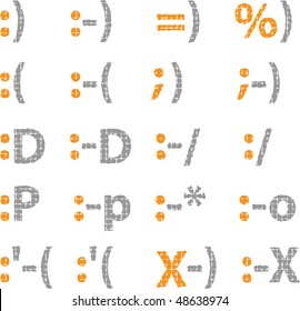 Collection of text smiles